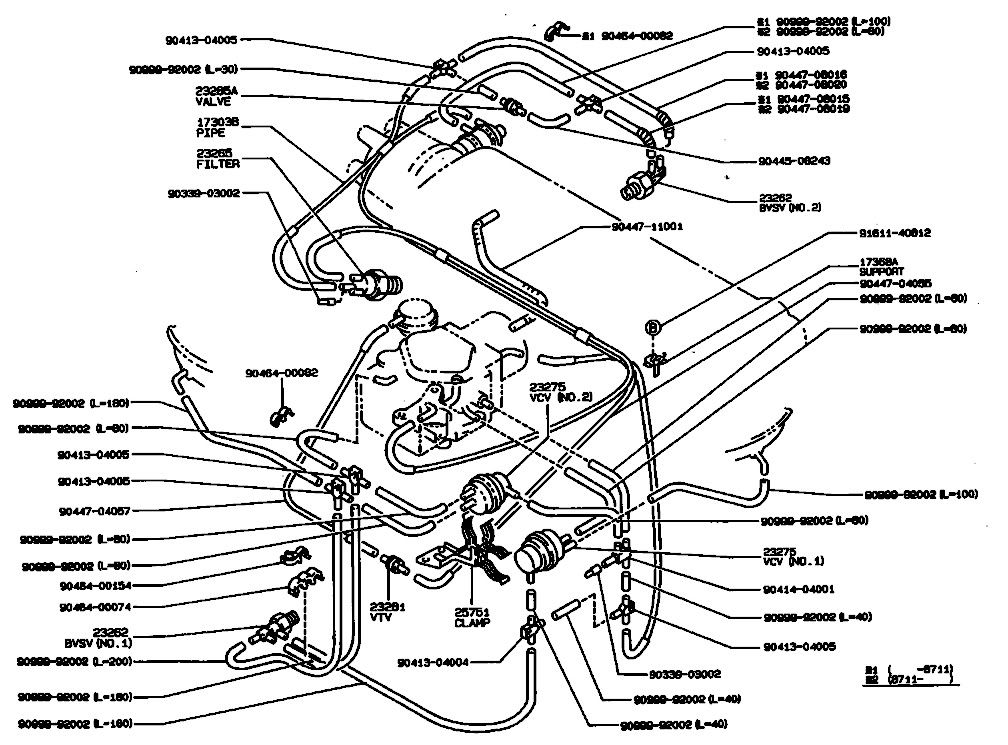 diagrama de carburador de toyota corolla 87 #7