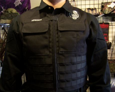 under armor police shirt