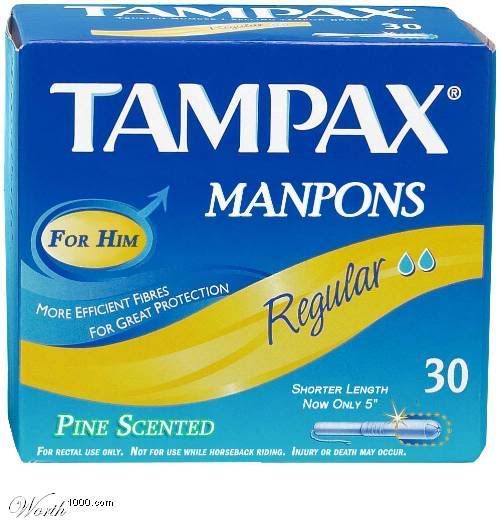 Manpons Tampons for men Pictures, Images and Photos