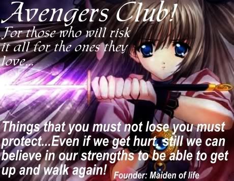 Avenger's Club; Founder: Maiden of life