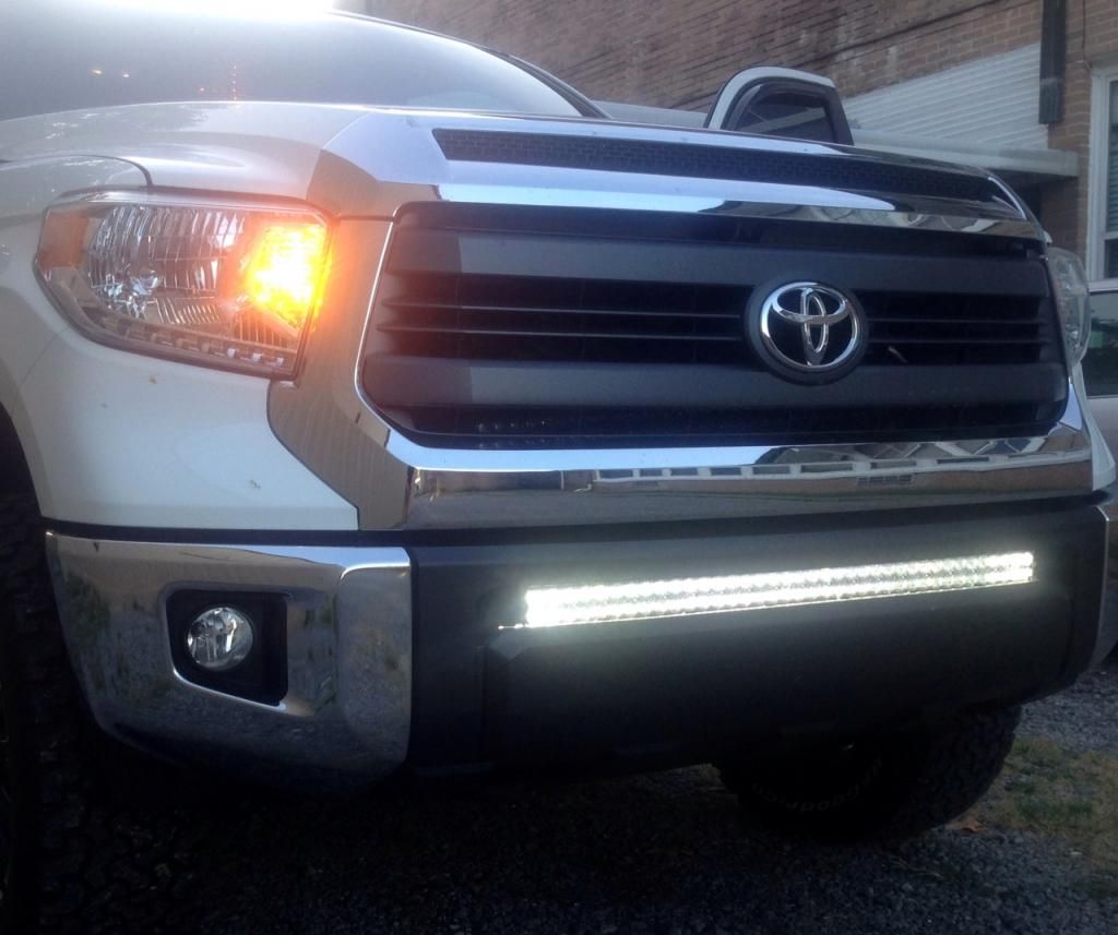 LED Lightbar in front bumper PICS PLEASE - TundraTalk.net - Toyota