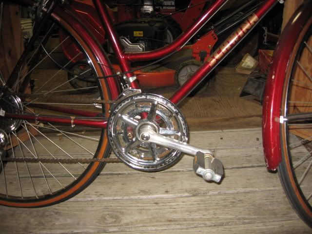 front freewheel crankset