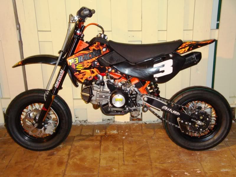 klx 110 motard pics