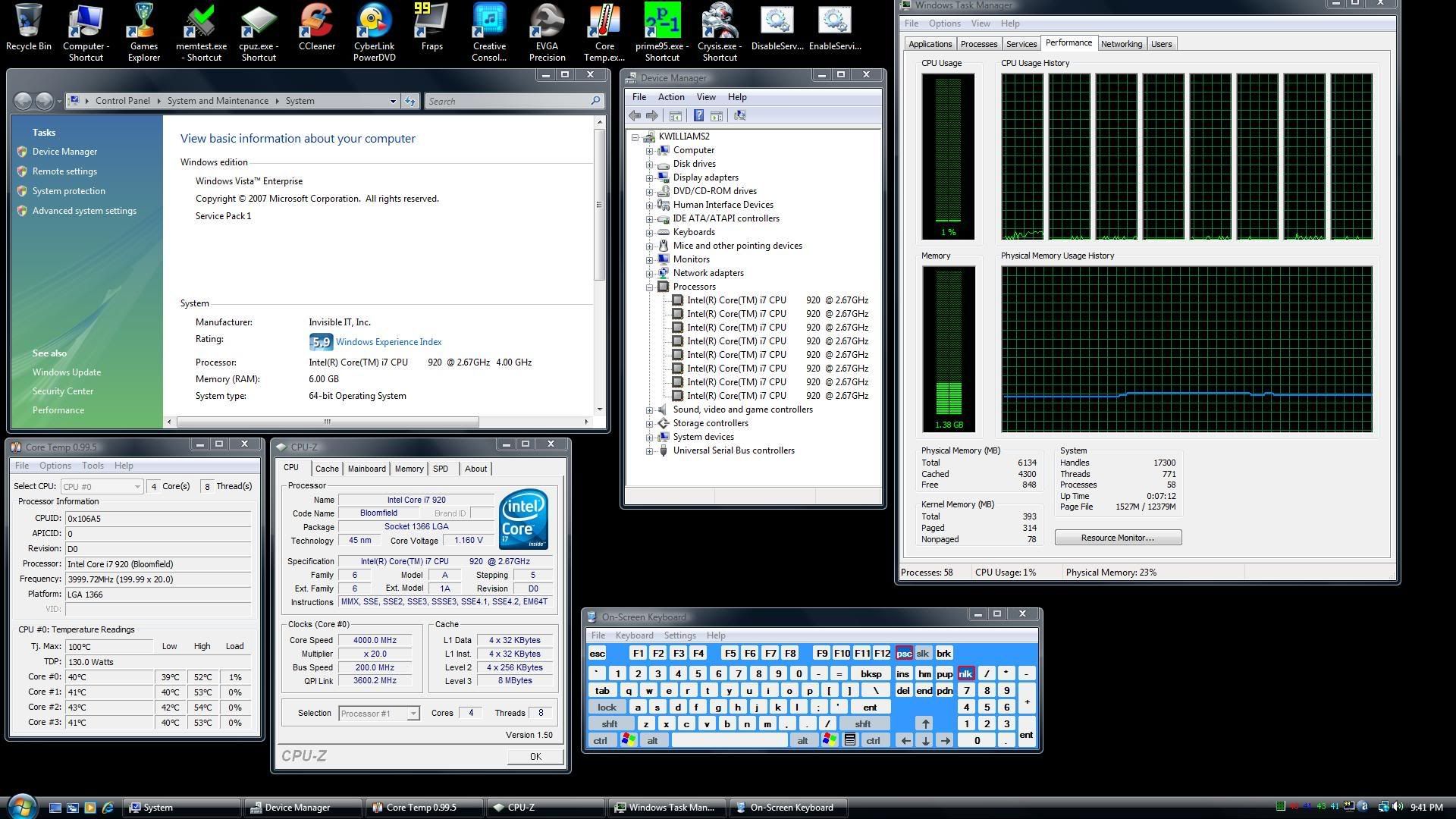 920 D0 idle load temp thread... [H]ardForum