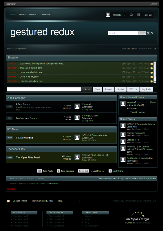 IP.Board 3.2.3 Gestured ReDux - Skin IP.Board 3.2.3 Gestured ReDux - Skin