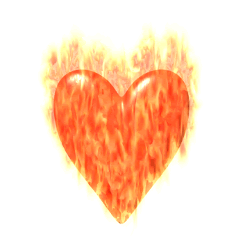 Flaming Heart 3 Pictures, Images and Photos