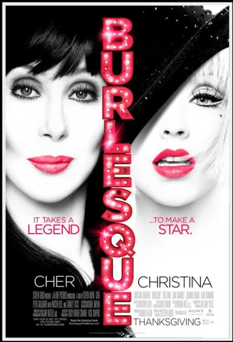 christina aguilera burlesque movie. The movie is right around the