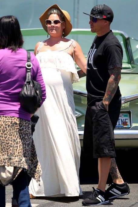 pink pregnant 2011 photos. Congrats to Pink and hubby