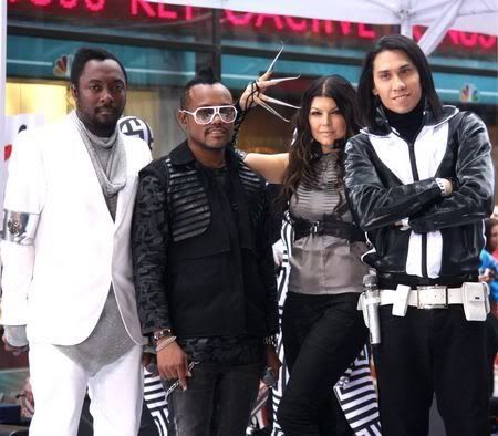 black eyed peas end boom boom pow. The Black Eyed Peas will