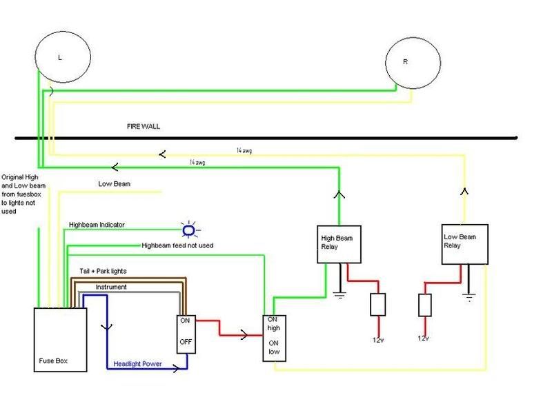 Install Relays In Headlight Circuit