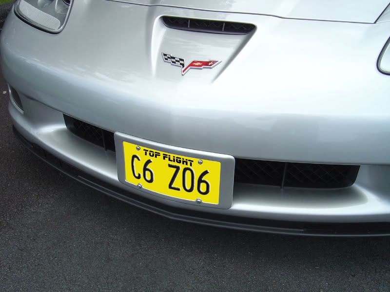 Z06 C6 Front License Plate Bracket - CorvetteForum - Chevrolet Corvette