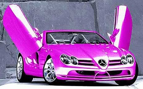 Pink Mercedes