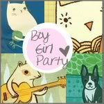 Boy Girl Party - Cutely Illustrated Animals on Notepads, Tshirts, Recipe Cards, Prints, and Paintings