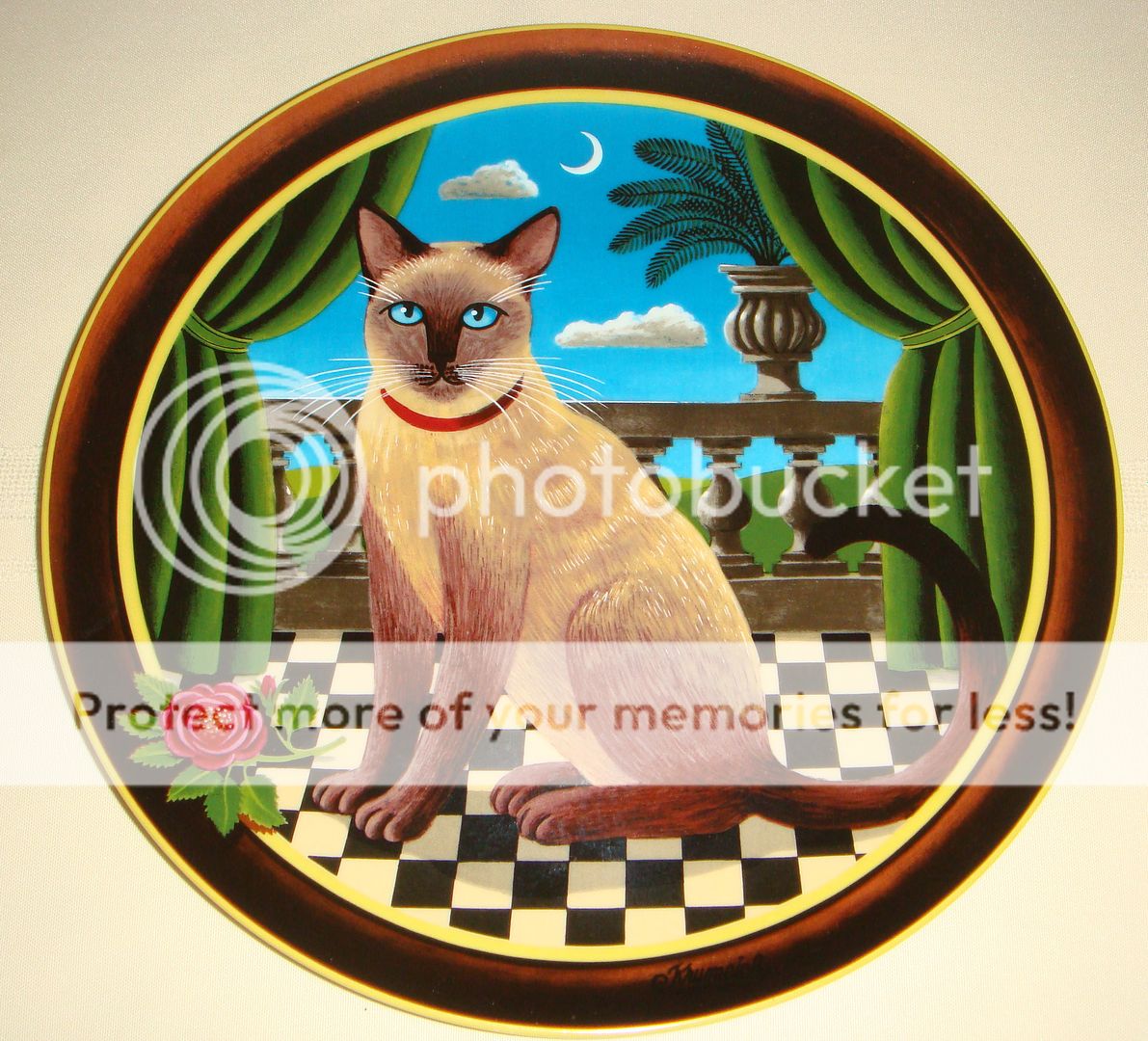 SET Thaddeus Krumeich UNCLE TADS CATS Anna Perenna Plates ADORABLE 